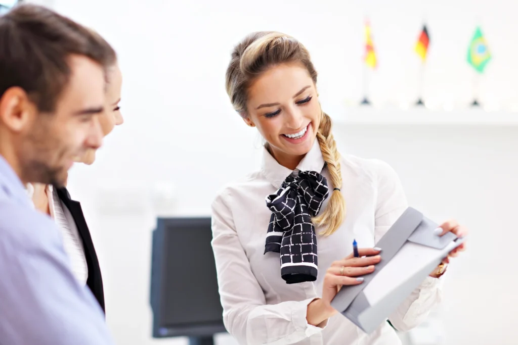 Actividades administrativas en la relación con el cliente