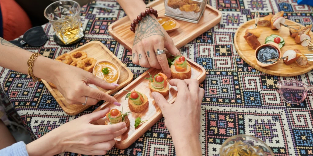 Preparación de Aperitivos